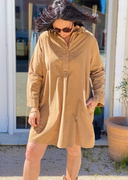 Robe velours Hanna