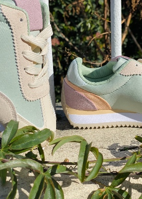 Baskets Sneakers modèle pastel