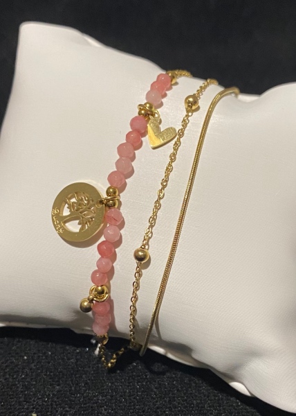 Bracelet  acier Arbre de vie