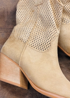 Bottines ajourées defile 
