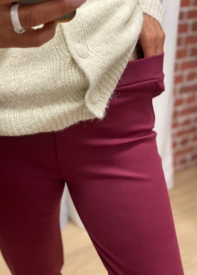 Jegging Tiago bordeaux 