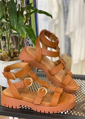 Sandales Spartitate camel