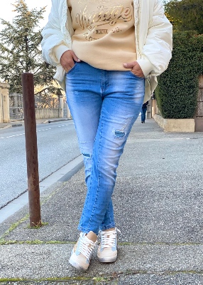 Jean  Bernie effet usé