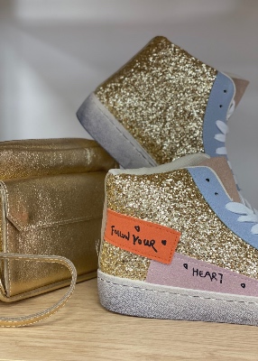 Baskets modèle Glitter 