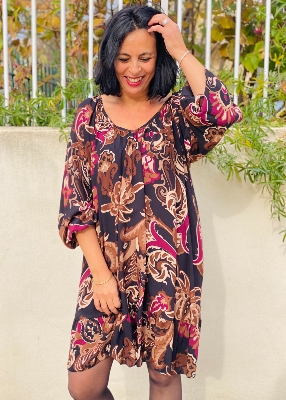 Robe fluide Jungle