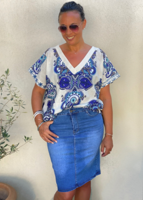 Jupe en jean Isis