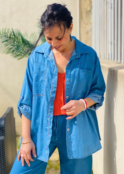 Chemise en jean Lia