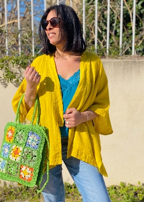 Veste en lin Arlo defile