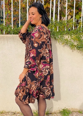 Robe fluide Jungle