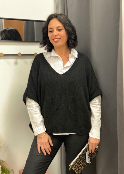 Pull sans manche Gina
