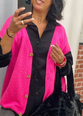 Pull gilet sans manche Loly