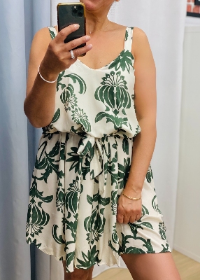 Robe Adelie évasée 