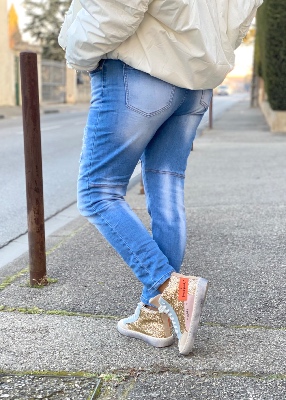 Jean  Bernie effet usé