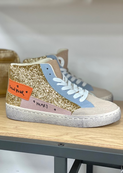 Baskets modèle Glitter 