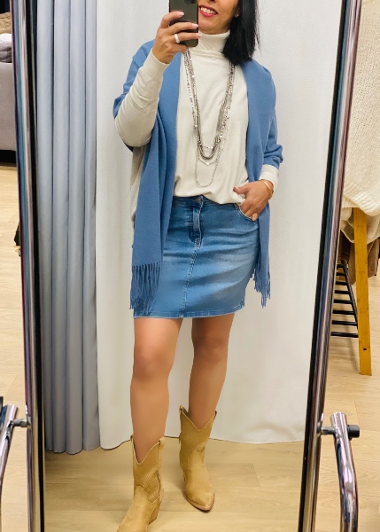 Jupe en jean Severine 