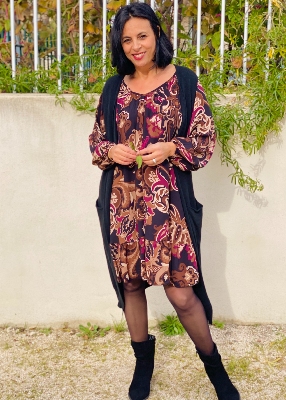 Robe fluide Jungle