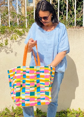 Sac cabas Palme color 