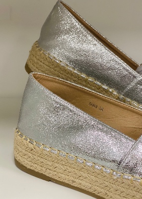 Espadrilles argentées