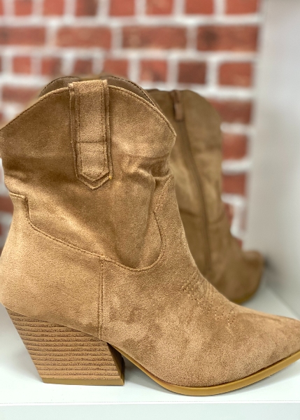 Bottines  western beige 