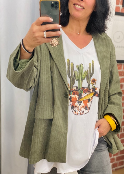 Blazer velours Antonio CAPSULE