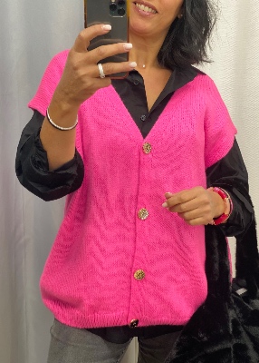 Pull gilet sans manche Loly