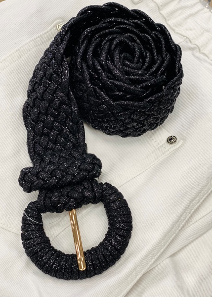 Ceinture extensible tressée 