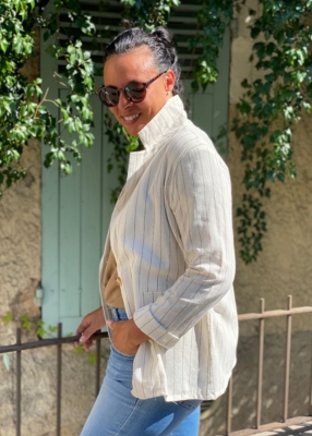 Blazer rayé Yepa 