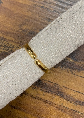 Bague acier fantaisie, menthe